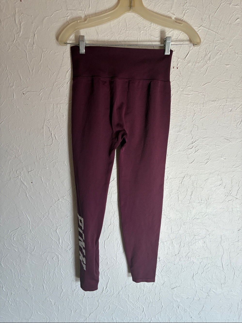 PINK Victoria's Secret Plum Crewneck sweatshirt & leggings with White Logo - Picture 10 of 11